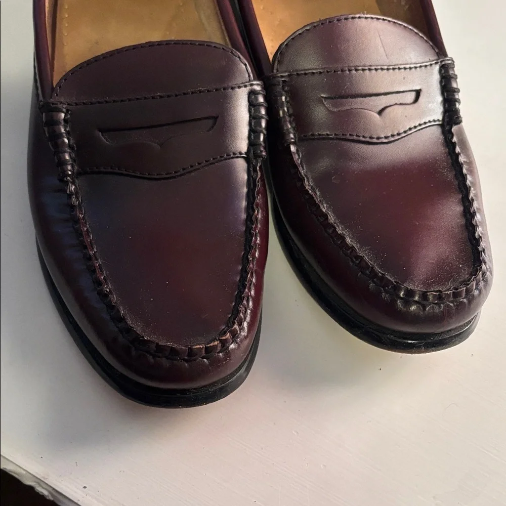 G.H. Bass & Co. Dark Brown Leather Loafers - Picture 2 of 5